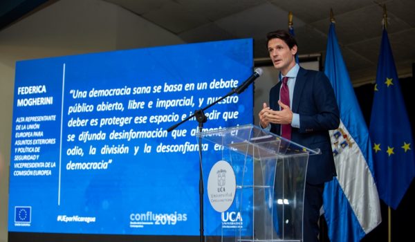 Representante de la Unión Europea en Nicaragua: «No hay democracia sin una prensa verdaderamente libre»