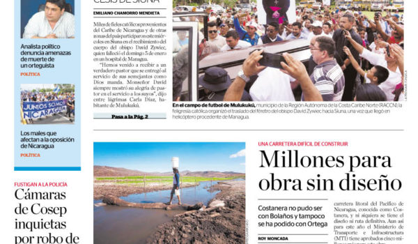 Portada impresa 9-1-2020