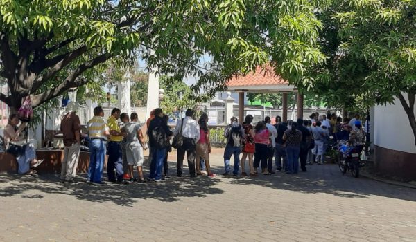 Racionamiento en papel de testimonio y protocolo provocan largas filas de abogados en su búsqueda