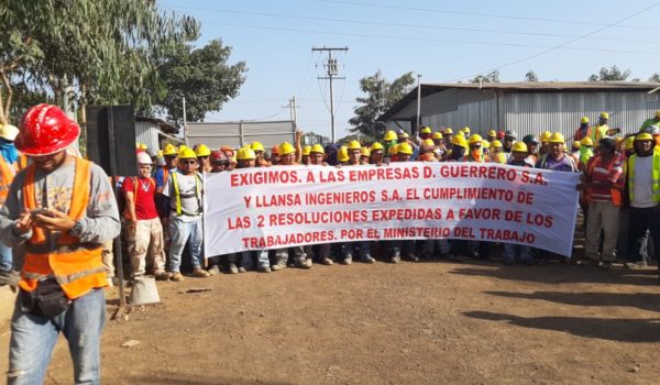 Mitrab declaró ilegal huelga de obreros que construyen hospital de Chinandega pero sigue paro de labores