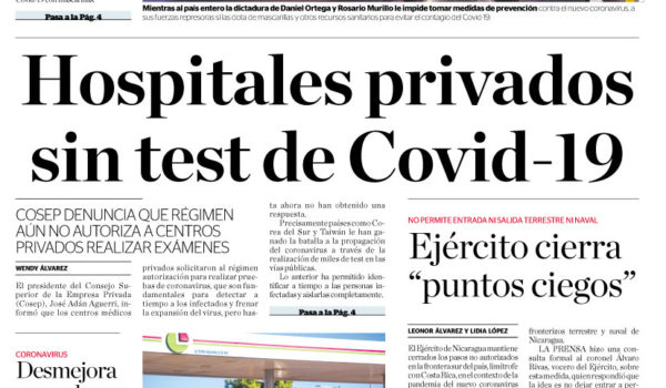 Portada impresa 26-3-2020