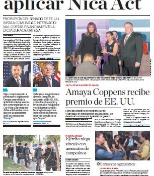 Portada impresa 5-3-2020