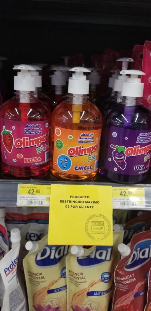coronavirus, desinfectantes, Walmart, Nicaragua