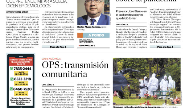 Portada impresa 26-05-2020