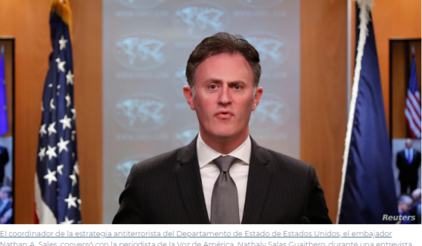 EE.UU.: Maduro convirtió Venezuela en «un espacio seguro para terroristas»