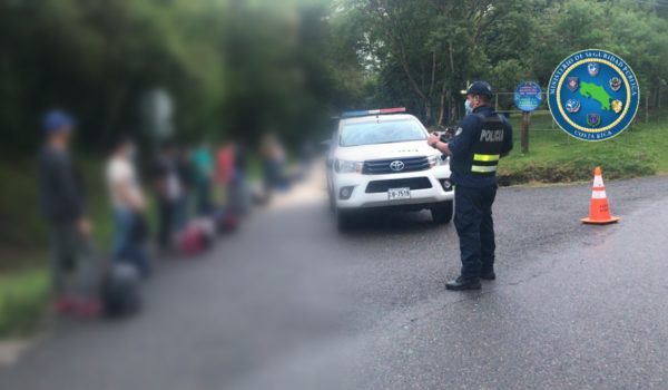 Nueve nicaragüenses fueron devueltos por Costa Rica hacia Panamá