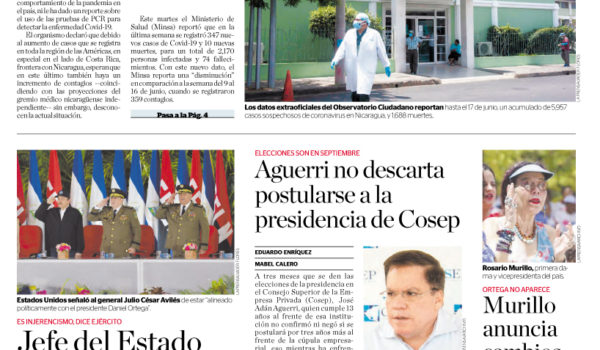 Portada impresa 25-06-2020