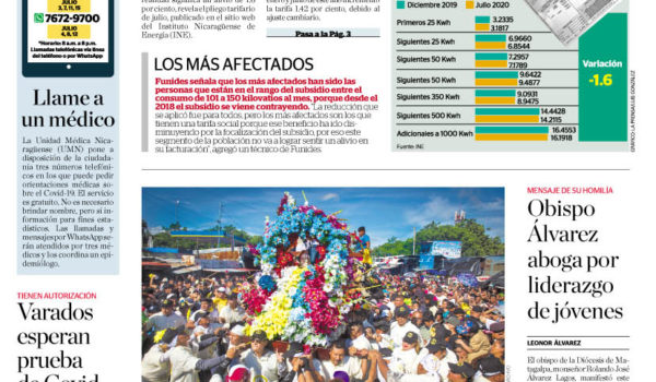 Portada impresa 13-7-2020