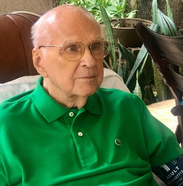 Expresidente Enrique Bolaños presenta mejoría en su salud. LA PRENSA / CORTESÍA