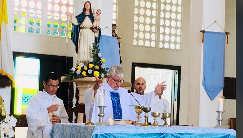 Monseñor Pablo Schmitz, obispo de la Diócesis de Siuna y Bluefields. LA PRENSA / CORTESÍA