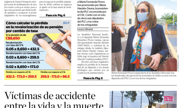 Portada impresa 27-11-2020
