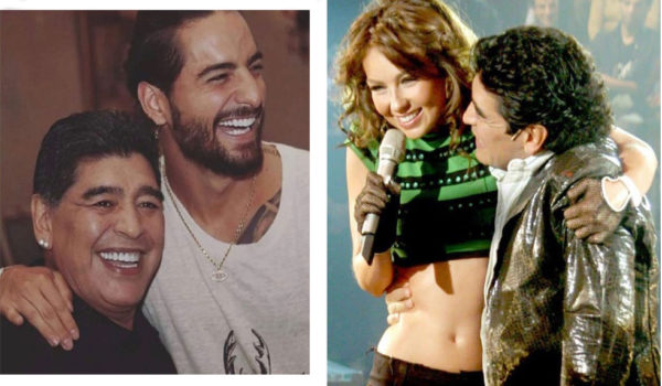 Thalía, Maluma, Carlos Vives, Sebastián Yatra y otros famosos se despiden de Maradona