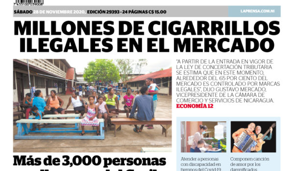 Portada impresa 28-11-2020