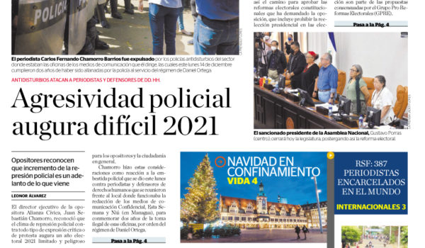 Portada impresa 15-12-2020