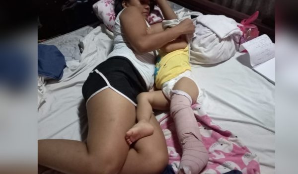 Niña casi muere aplastada por bus de la ruta 172 en Managua