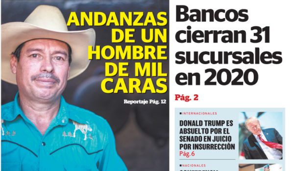 Portada impresa 14-02-2021