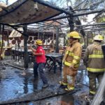 Incendio reduce a escombros restaurante español Taska Kiko