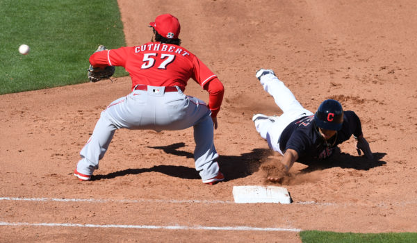 Cheslor Cuthbert corta racha de 14 turnos sin hits en el Spring Training
