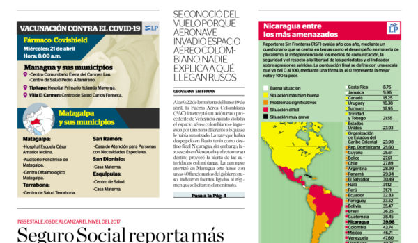 Portada impresa 21-04-2021