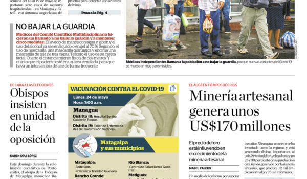 Portada impresa 24-05-2021