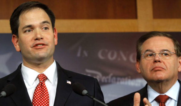 Bob Menendez y Marco Rubio condenan reformas electorales del régimen y demandan liberación de presos políticos