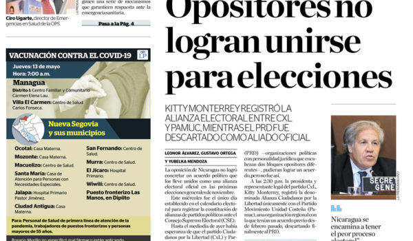 Portada impresa 13-05-2021