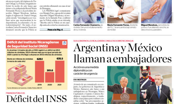 Portada impresa 22-06-2021