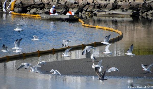 Prohíben pescar y usar playas en California por vertido de petróleo