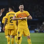 Lewandowski rescata al Barcelona y lo sostiene en puestos de Champions League