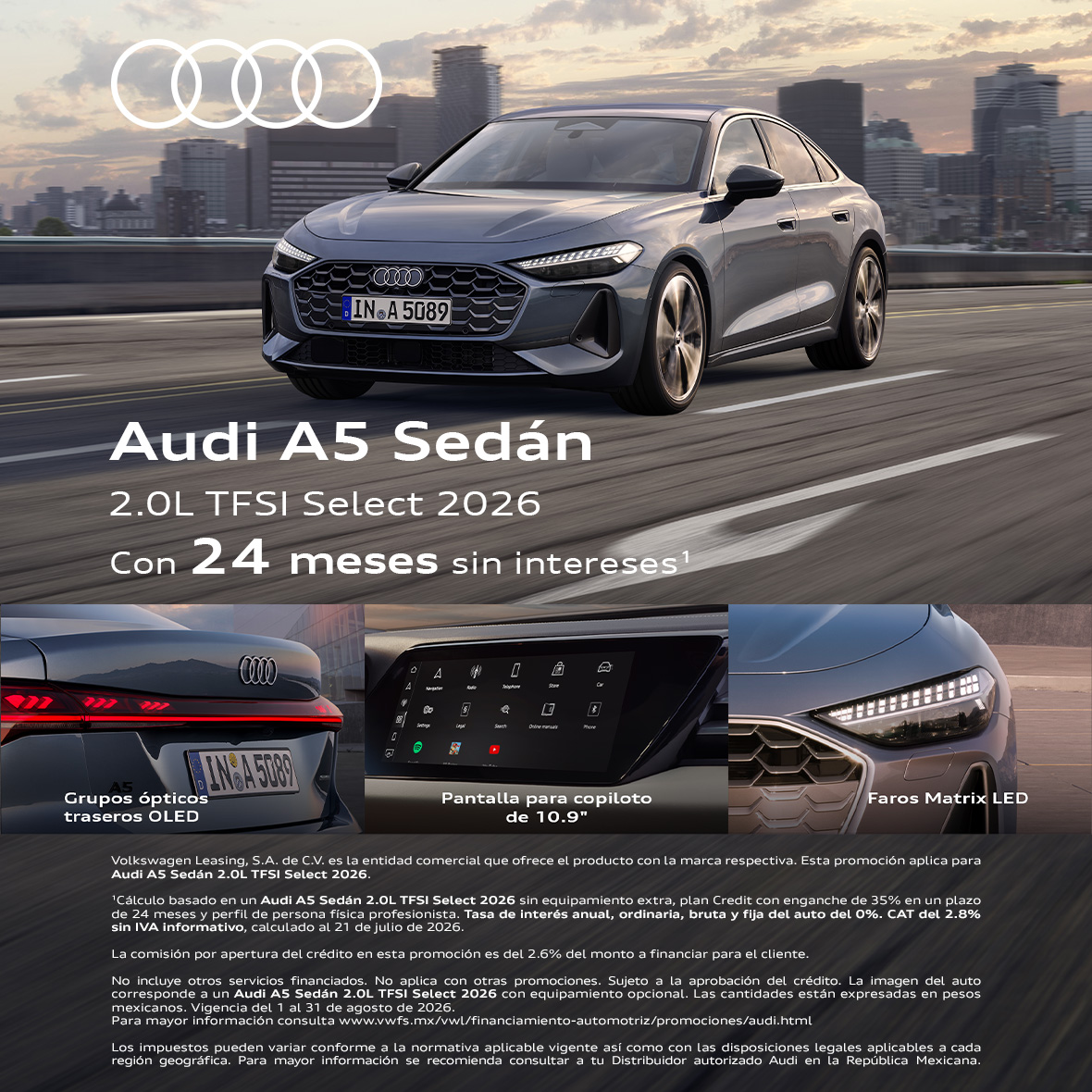 Audi A5 Sedán