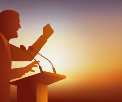 a-politician-makes-a-speech-vector