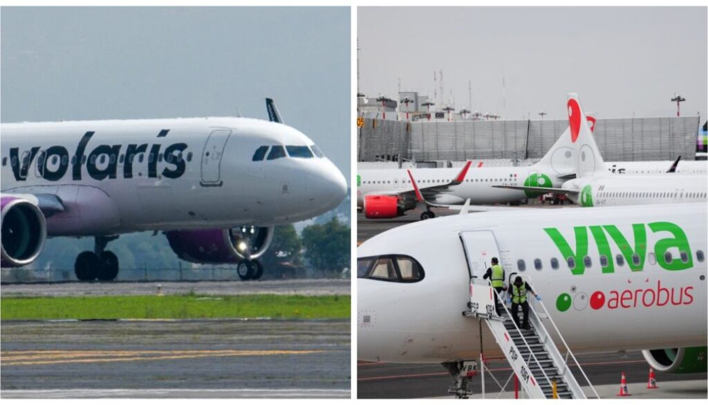 Aviones de las aerolíneas Viva y Volaris. Foto_ Cuartoscuro