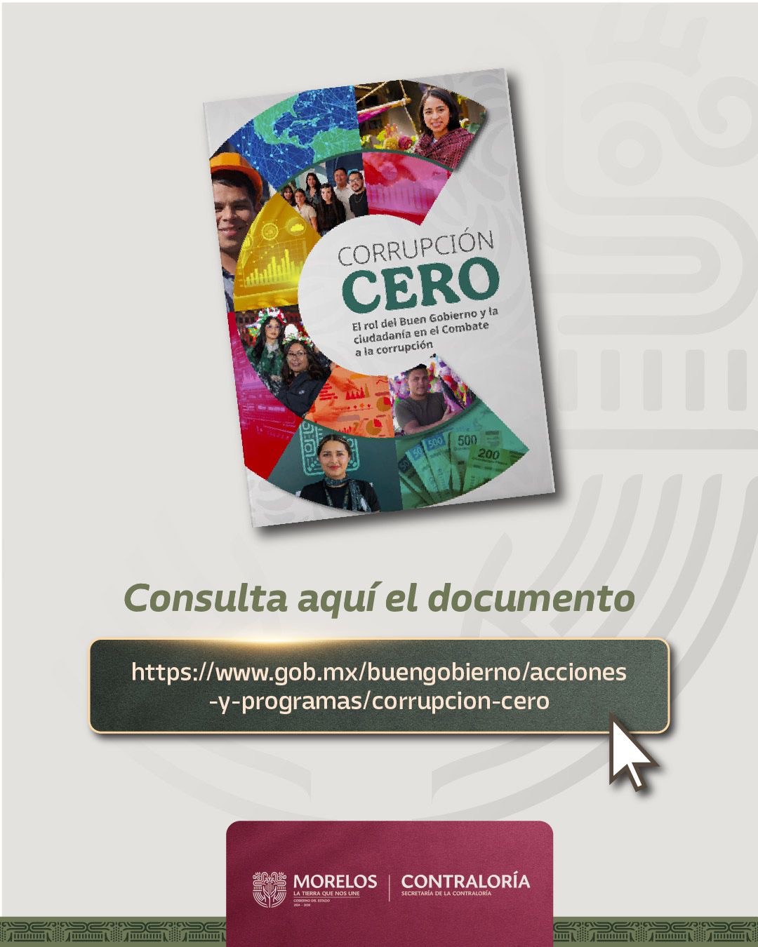 MORELOS SE SUMA A LAS INICIATIVAS FEDERALES “CORRUPCIÓN CERO” Y “DATA BUEN GOBIERNO” PARA FORTALECER LA TRANSPARENCIA Y LA RENDICIÓN DE CUENTAS