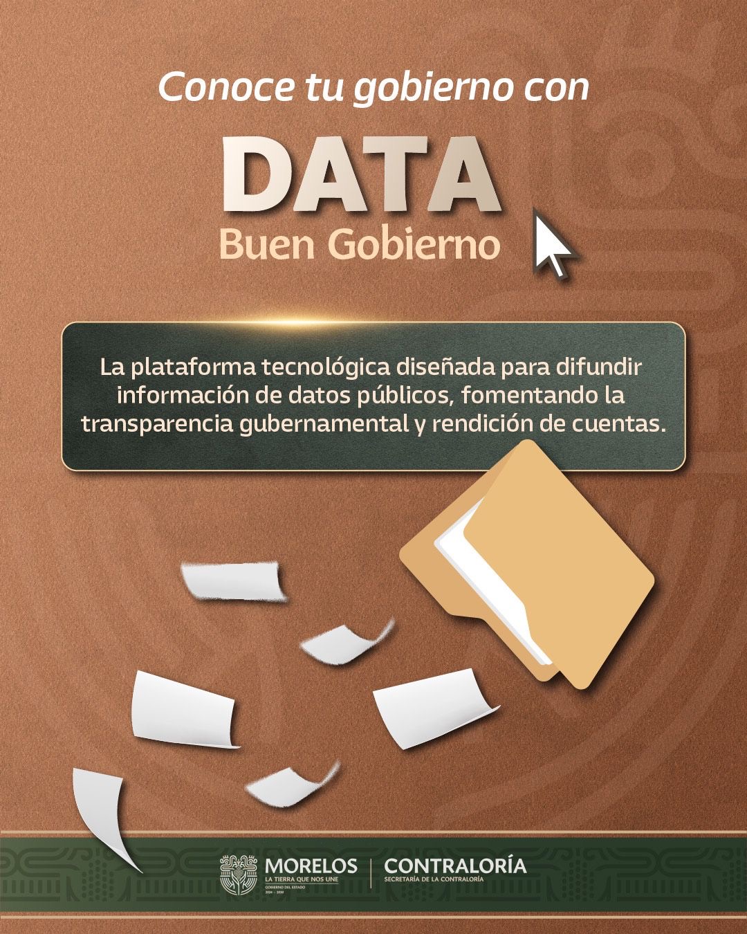 MORELOS SE SUMA A LAS INICIATIVAS FEDERALES “CORRUPCIÓN CERO” Y “DATA BUEN GOBIERNO” PARA FORTALECER LA TRANSPARENCIA Y LA RENDICIÓN DE CUENTAS