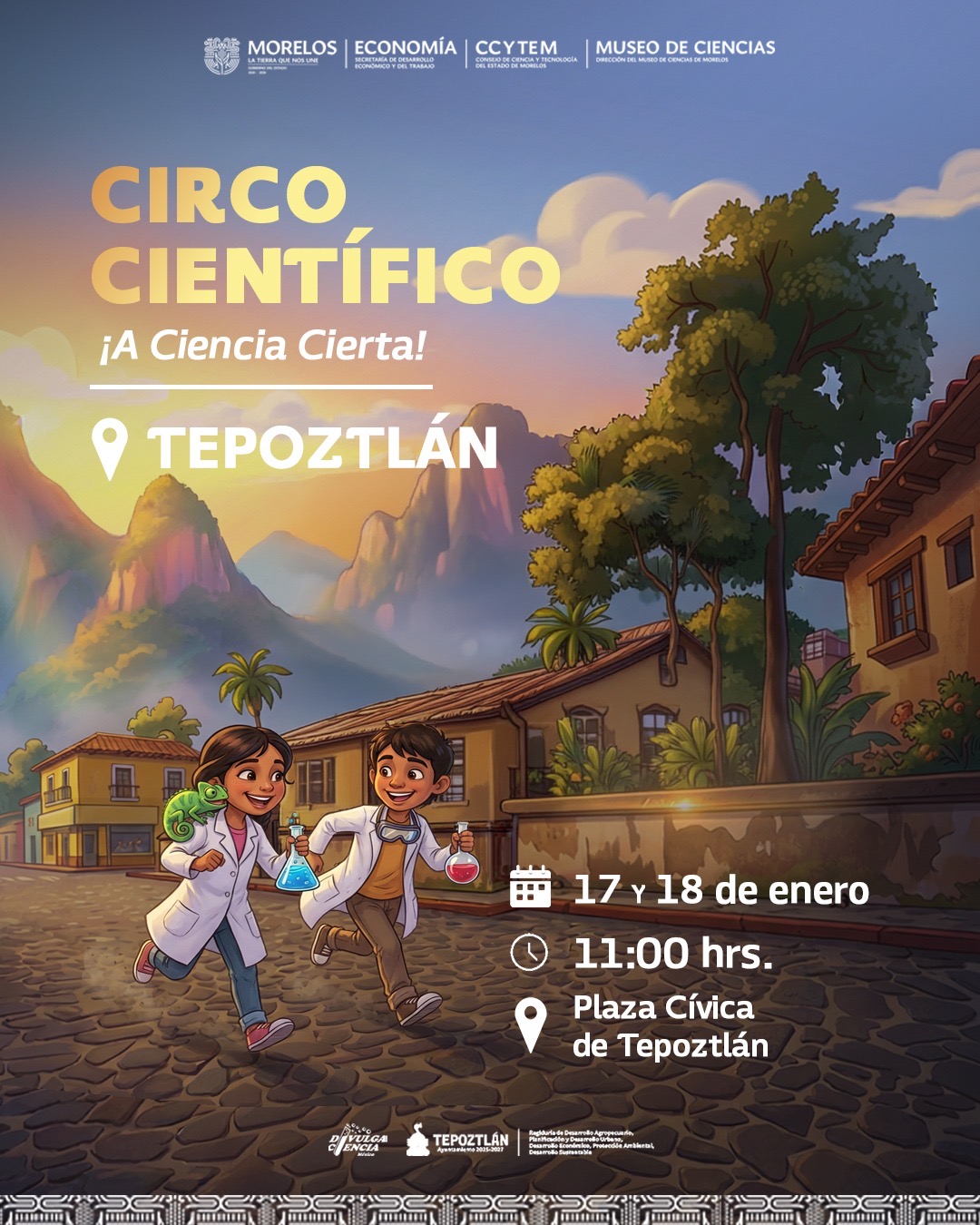 LLEVA MORELOS “A CIENCIA CIERTA” A TEPOZTLÁN