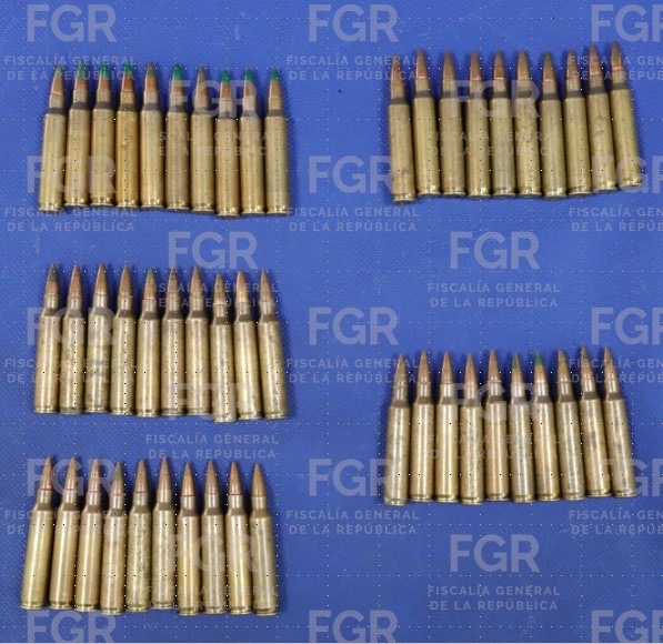 OBTIENE FGR SENTENCIA SUPERIOR A TRES AÑOS DE PRISIÓN CONTRA UNA PERSONA POR POSESIÓN DE CARTUCHOS EN MORELOS