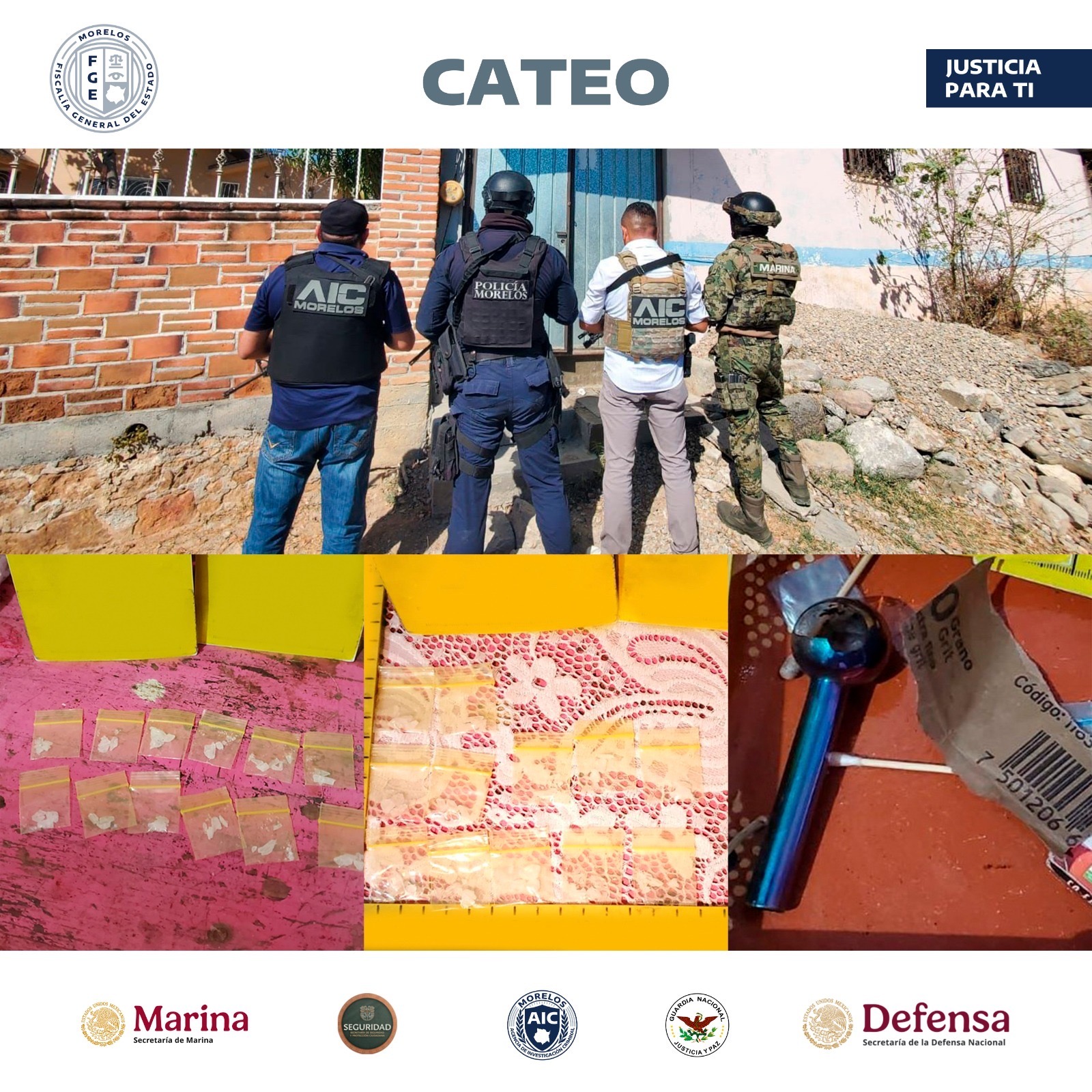 CATEAN UN INMUEBLE EN JOJUTLA PRESUNTAMENTE RELACIONADO CON LA VENTA DE DROGAS