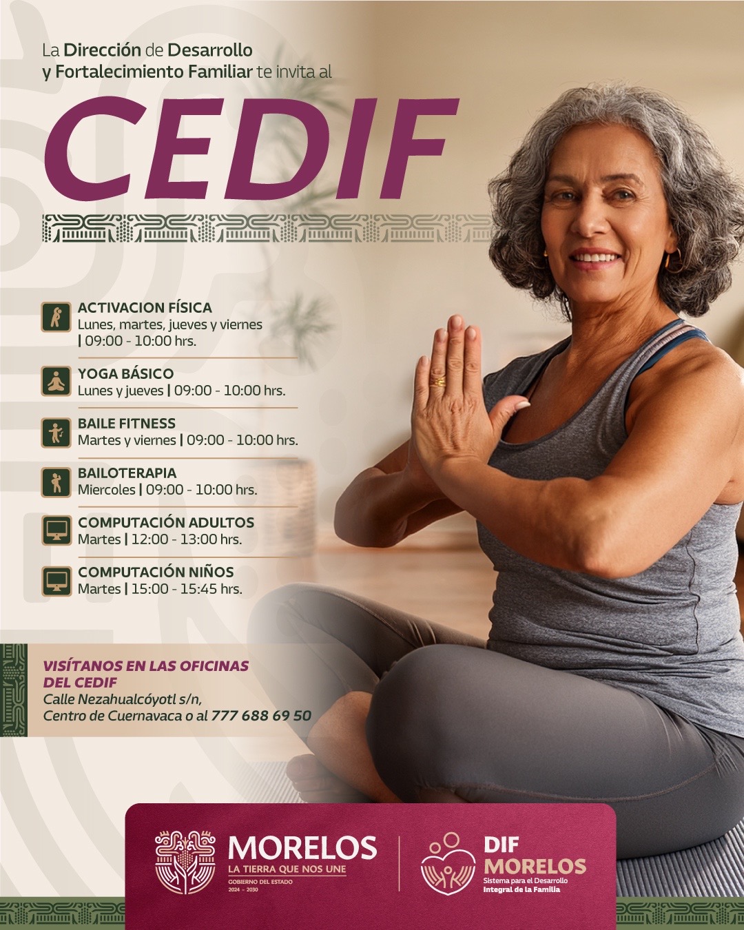 PROMUEVE SEDIF BIENESTAR DE LA GENTE MEDIANTE CURSOS Y TALLERES PARA TODAS LAS EDADES