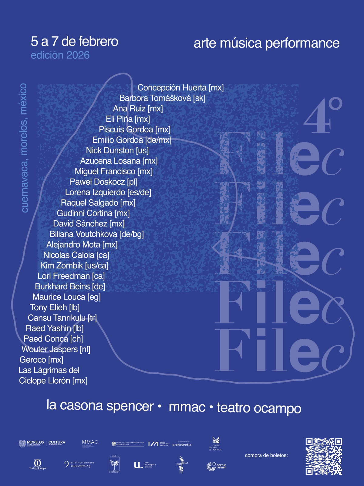 MORELOS SERÁ SEDE DEL FESTIVAL INTERNACIONAL DE LIBRE EXPRESIÓN 2026