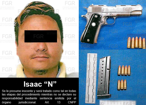 OBTIENE FGR VINCULACIÓN A PROCESO CONTRA DOS PERSONAS POR VIOLACIÓN A LA LEY FEDERAL DE ARMAS DE FUEGO Y EXPLOSIVOS