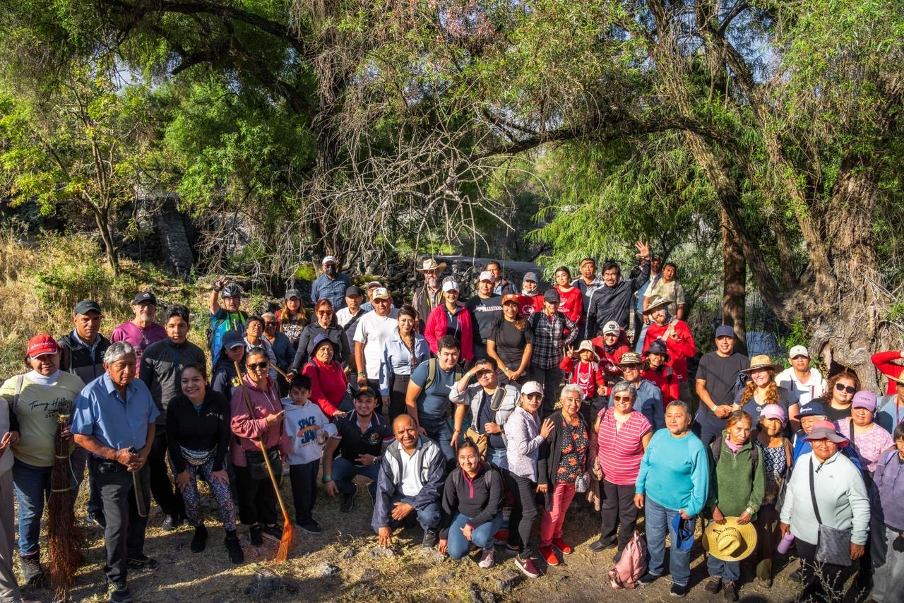 REALIZA GOBIERNO DE MORELOS Y SOCIEDAD CIVIL SANEAMIENTO DE LA LAGUNA DE HUEYAPAN EN EL PARQUE ESTATAL EL TEXCAL
