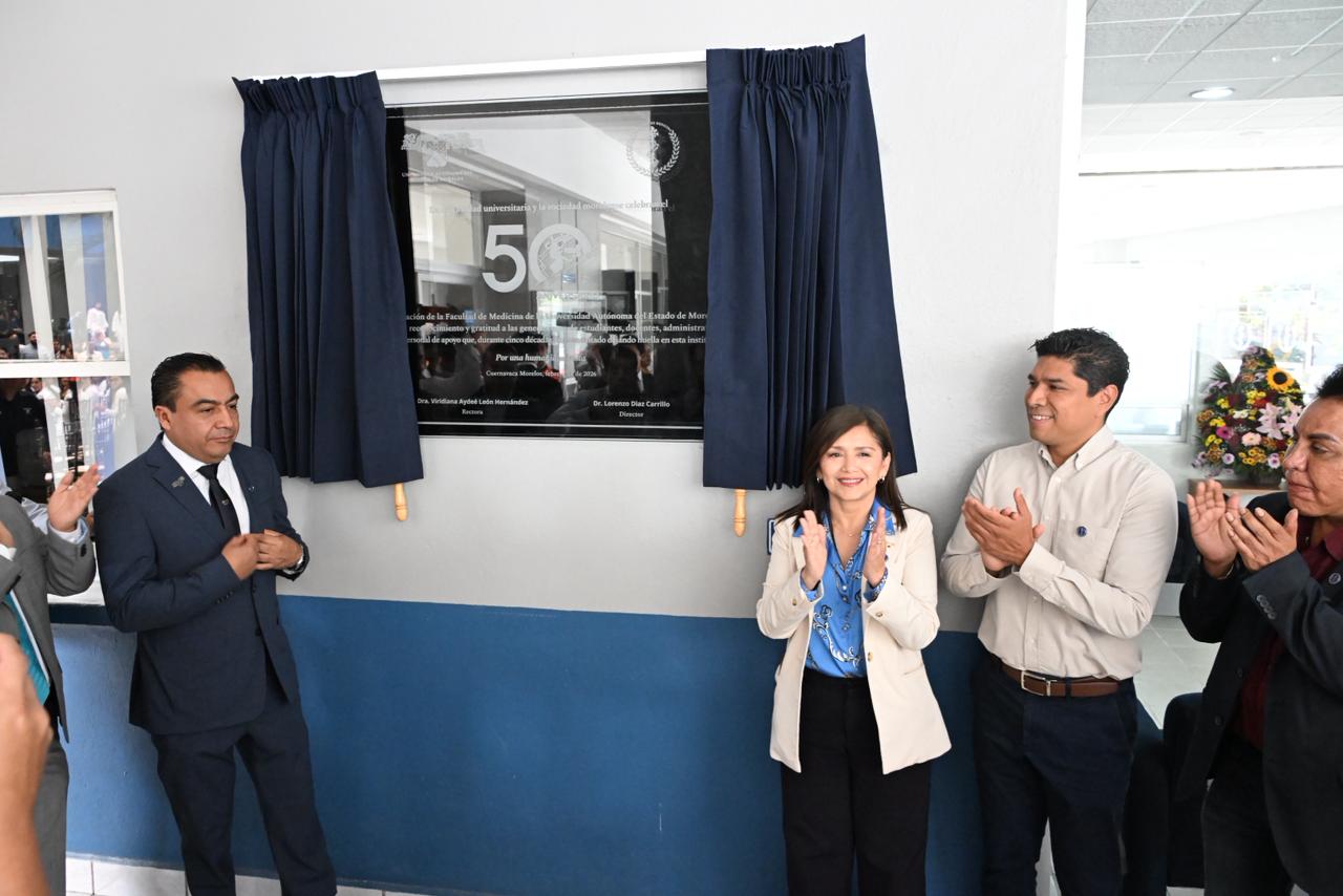 Conmemora la UAEM medio siglo de excelencia médica y compromiso social en Morelos