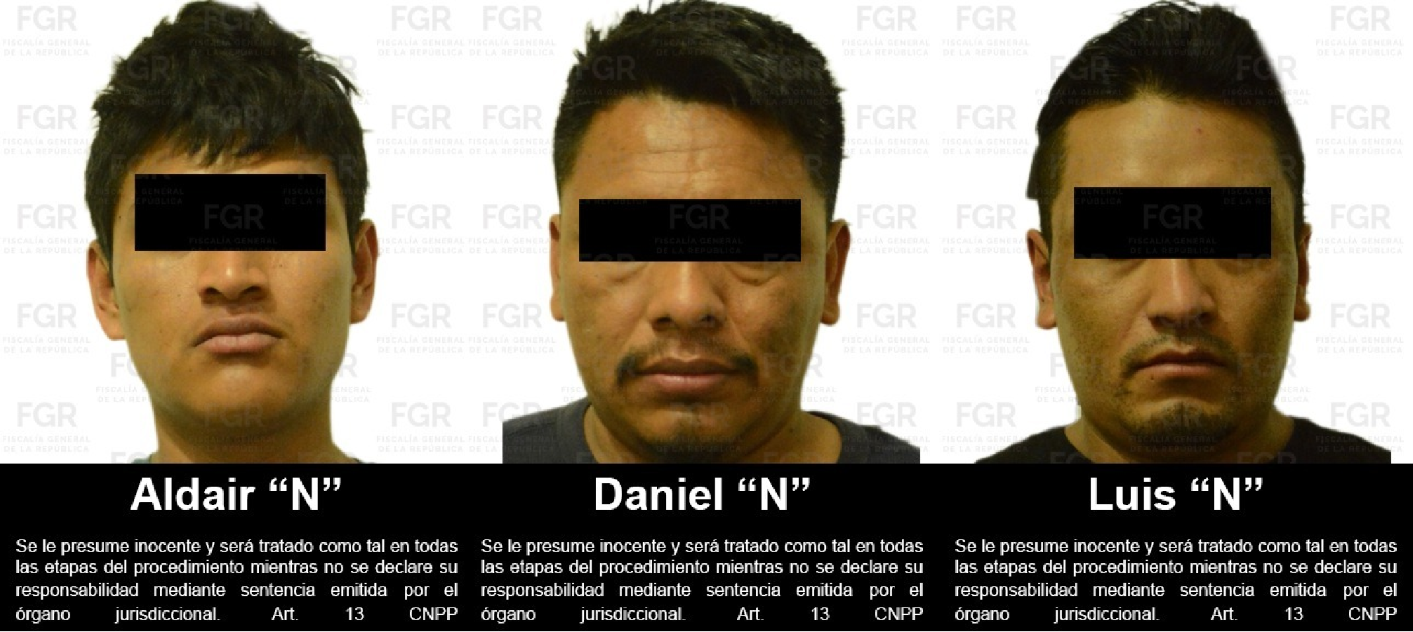 OBTIENE FGR VINCULACIÓN A PROCESO CONTRA TRES PERSONAS POR POSESIÓN DE CANNABIS SATIVA EN OAXTEPEC