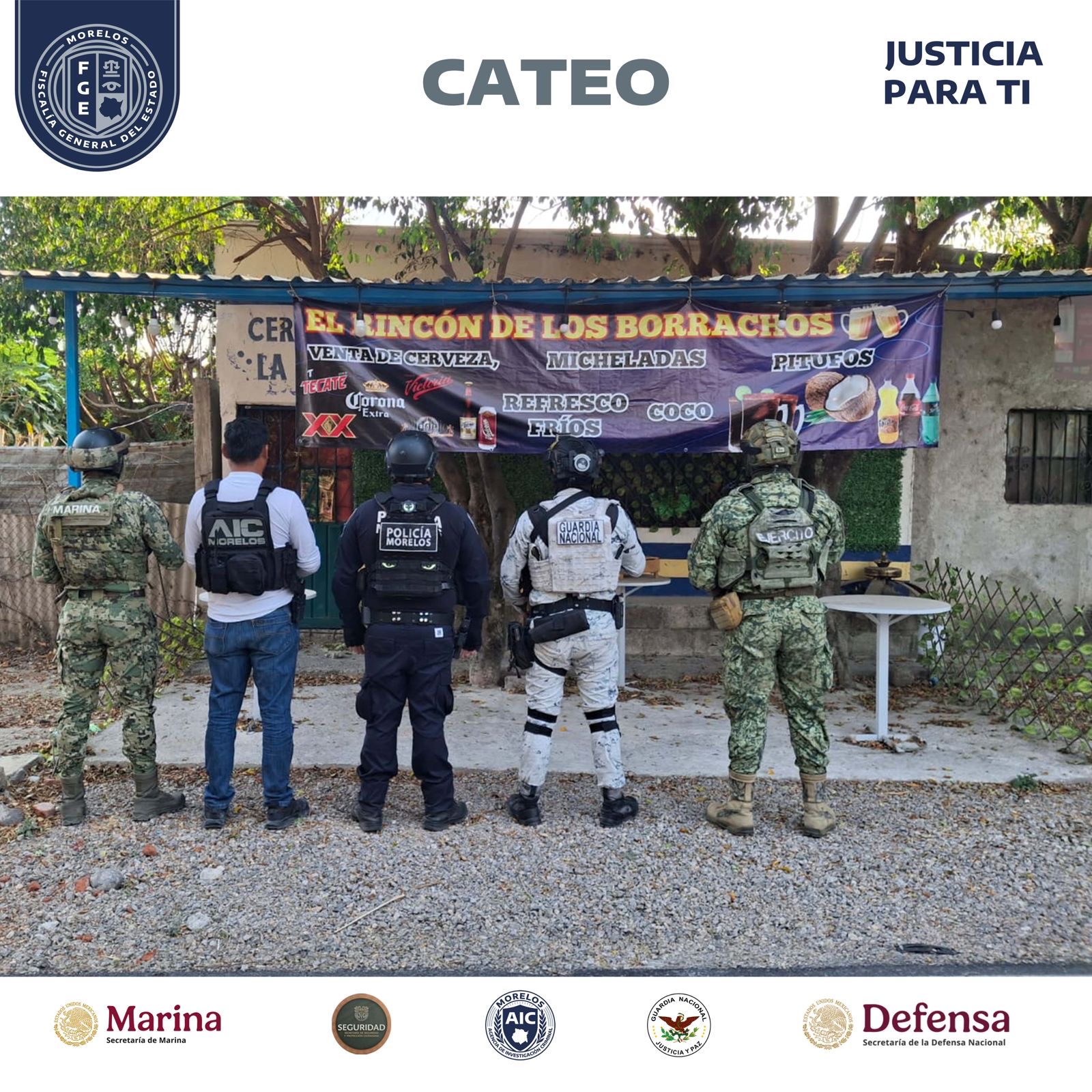 CATEAN BAR EN MIACATLÁN, PRESUNTAMENTE USADO PARA LA VENTA DE DROGAS