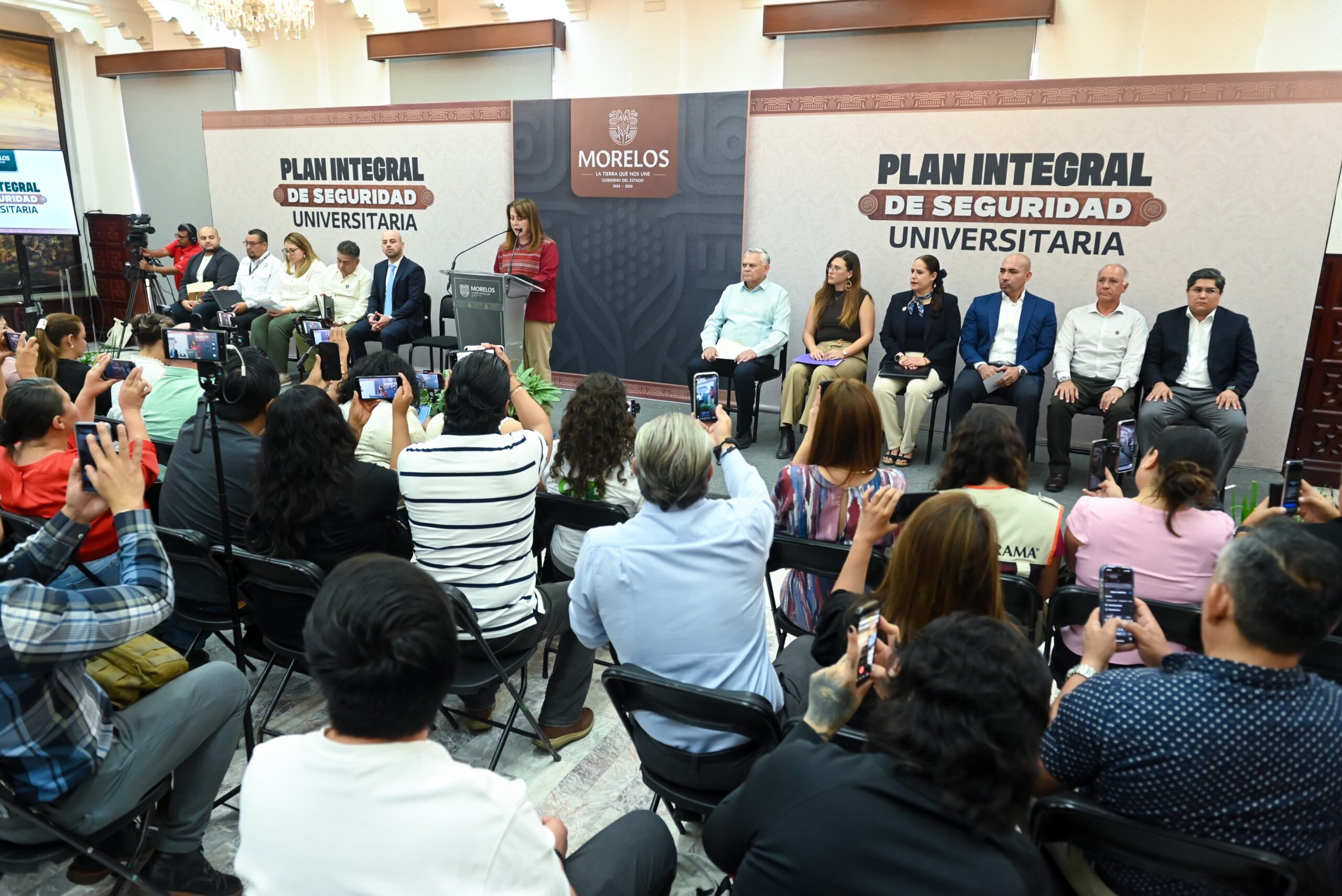 PRESENTA GOBERNADORA MARGARITA GONZÁLEZ SARAVIA PLAN INTEGRAL DE SEGURIDAD UNIVERSITARIA