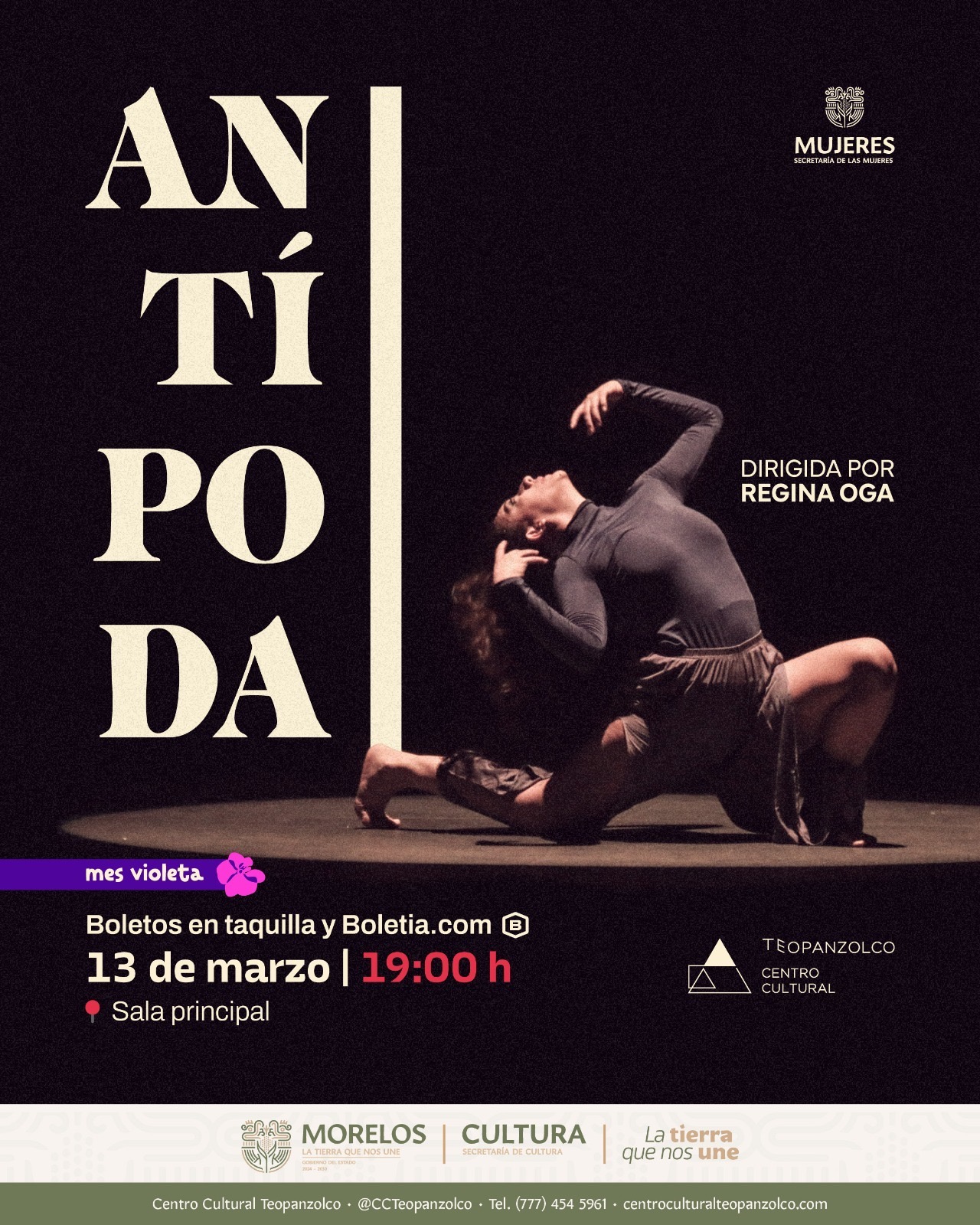 FOMENTA CCT DANZA CONTEMPORÁNEA Y TRABAJO DE CREADORAS Y CREADORES ESCÉNICOS DEL ESTADO