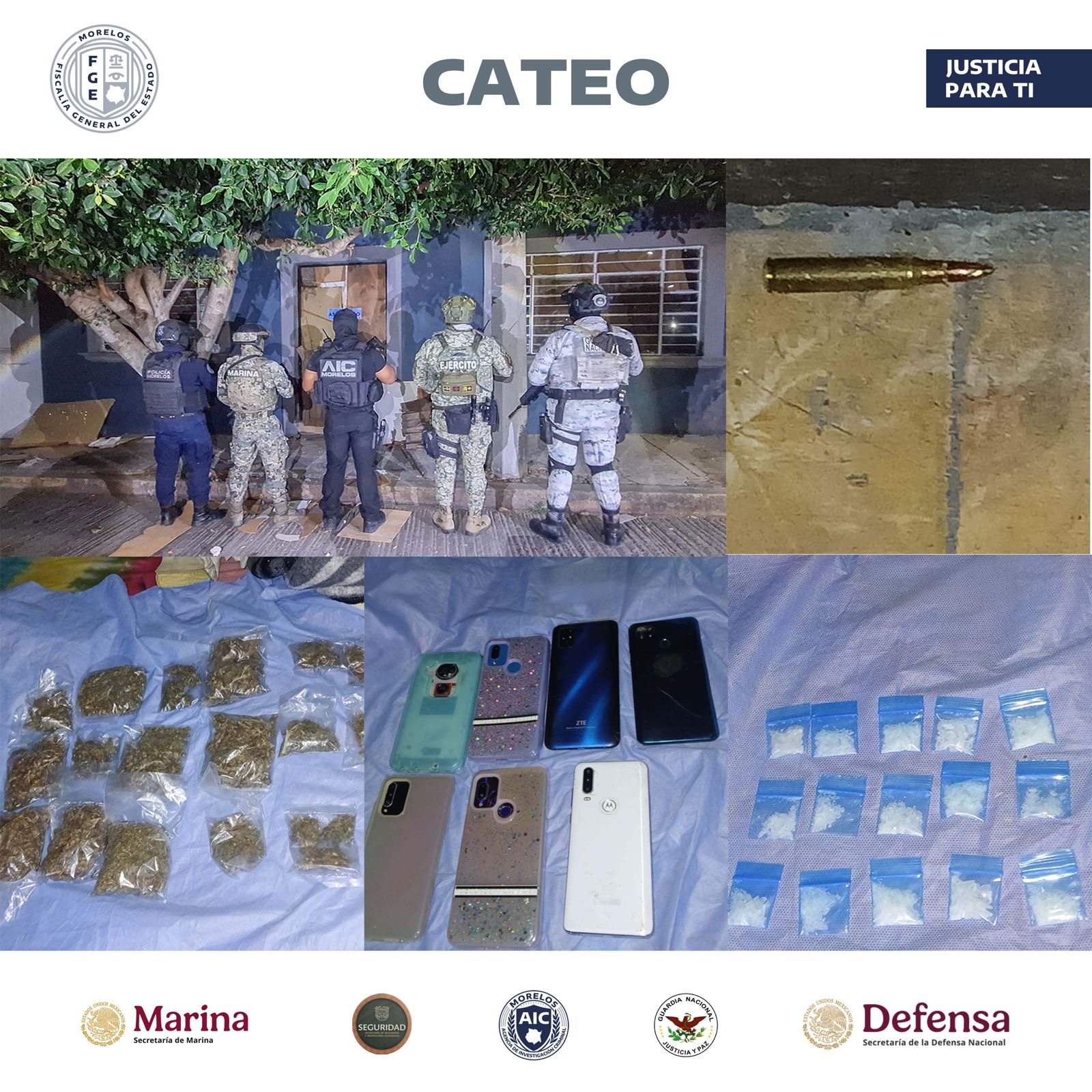 AIC CATEA UN INMUEBLE, PRESUNTAMENTE UTILIZADO PARA LA VENTA DE DROGAS EN CUERNAVACA