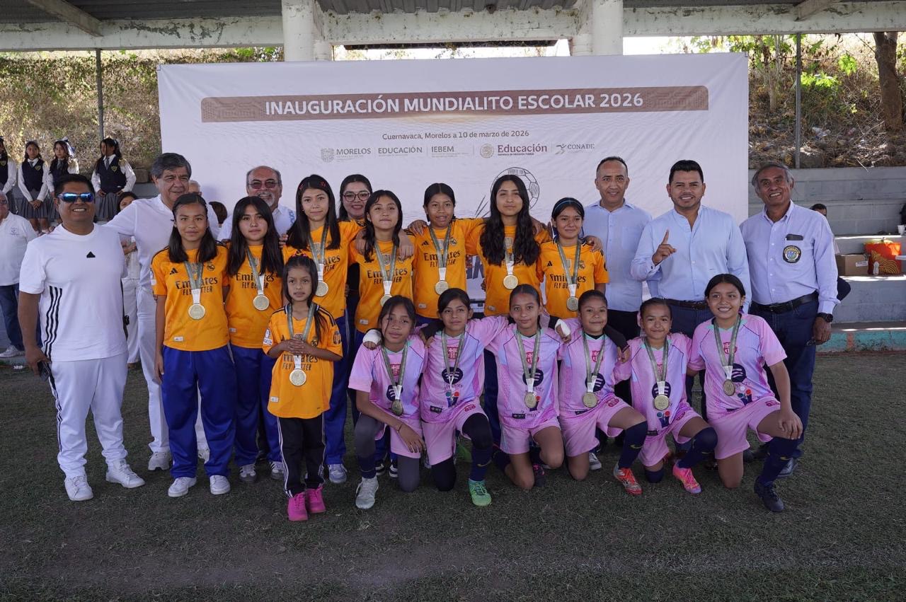 SE DESARROLLA ACTIVIDAD FÍSICA Y SANA CONVIVENCIACON LA COPA MUNDIALITO ESCOLAR 2026
