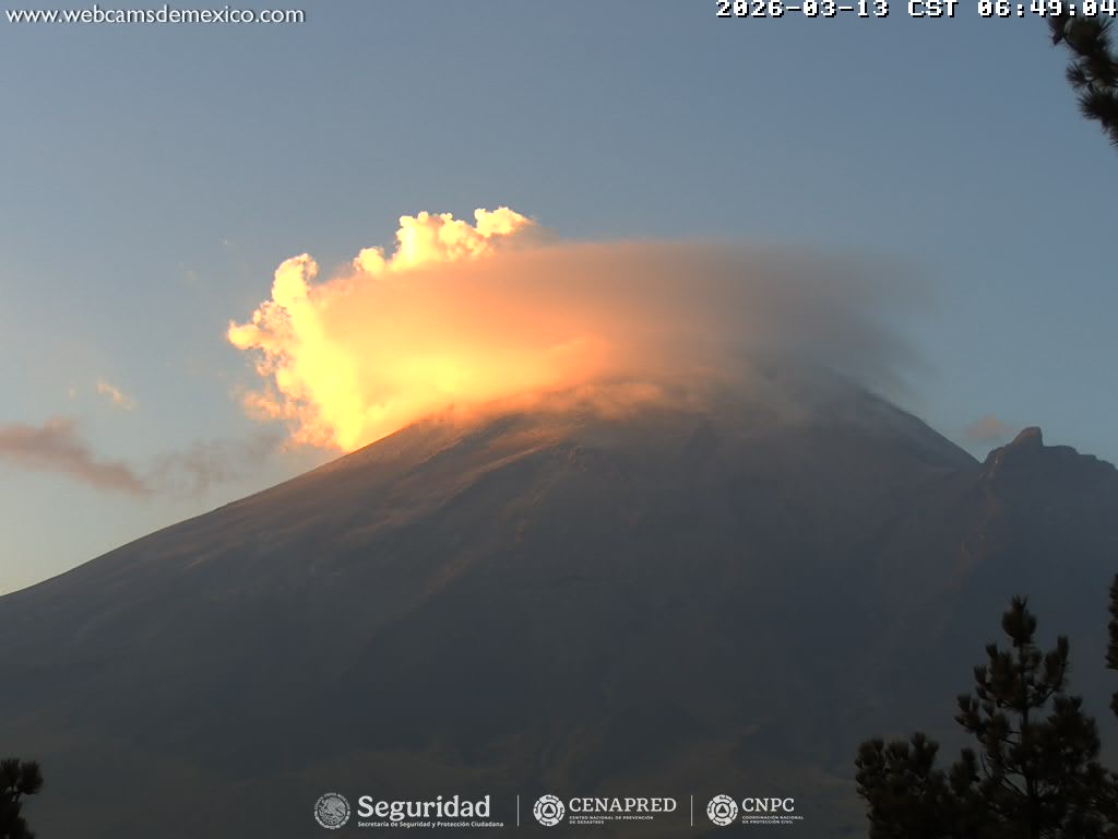 REPORTE MONITOREO DEL VOLCÁN POPOCATÉPETL