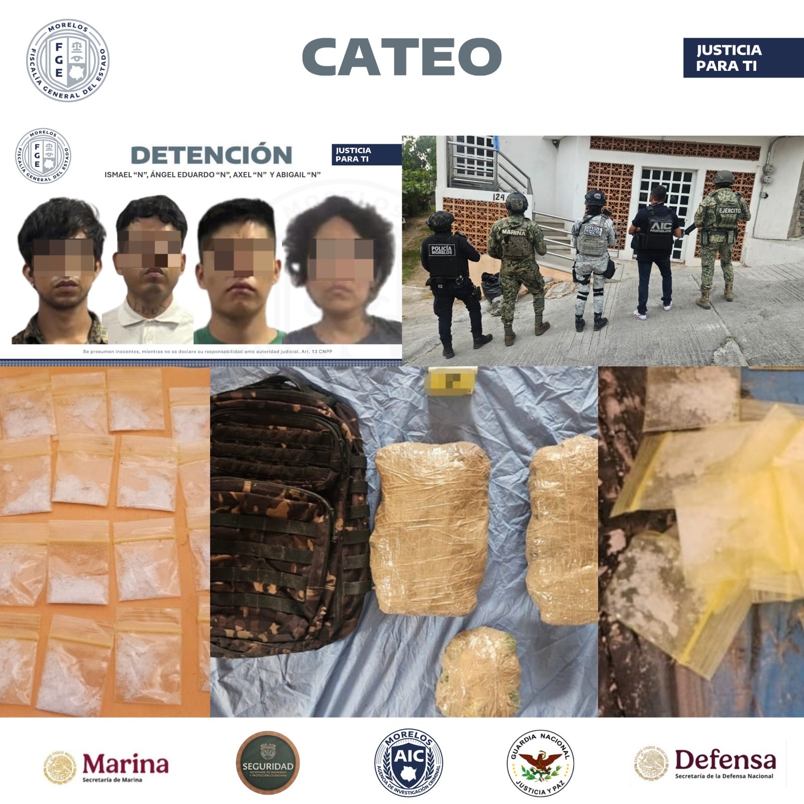 AIC CATEA UN INMUEBLE EN TLALTIZAPÁN, PRESUNTAMENTE LIGADO CON ACTIVIDADES DE NARCOMENUDEO